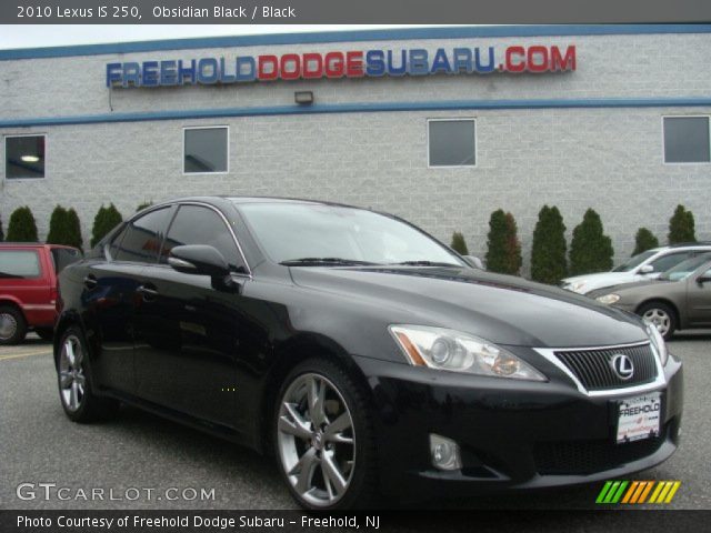 2010 Lexus IS 250 in Obsidian Black