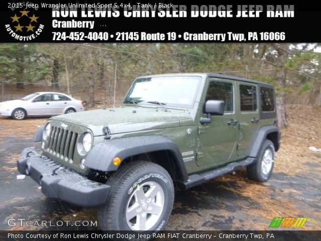 2015 Jeep Wrangler Unlimited Sport S 4x4 in Tank