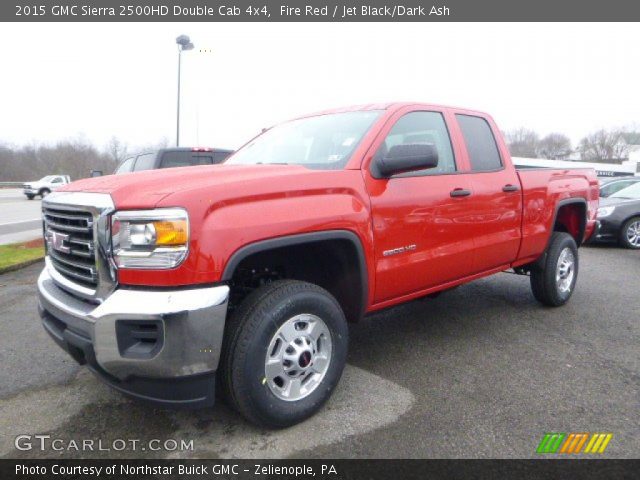 2015 GMC Sierra 2500HD Double Cab 4x4 in Fire Red