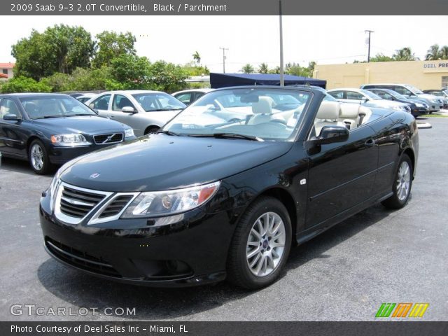 2009 Saab 9-3 2.0T Convertible in Black