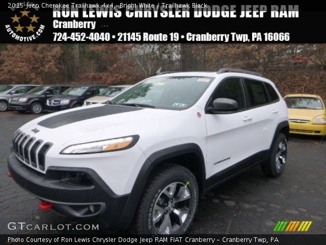 2015 Jeep Cherokee Trailhawk 4x4 in Bright White