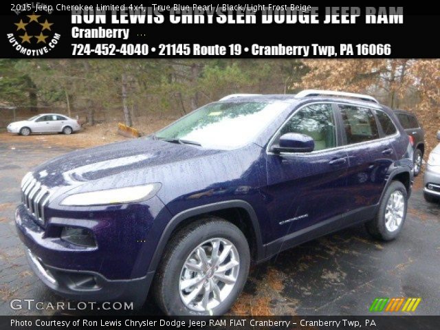 2015 Jeep Cherokee Limited 4x4 in True Blue Pearl