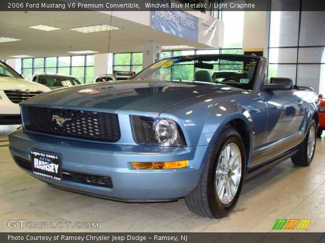 Windveil Blue Metallic 2006 Ford Mustang V6 Premium