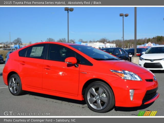 2015 Toyota Prius Persona Series Hybrid in Absolutely Red