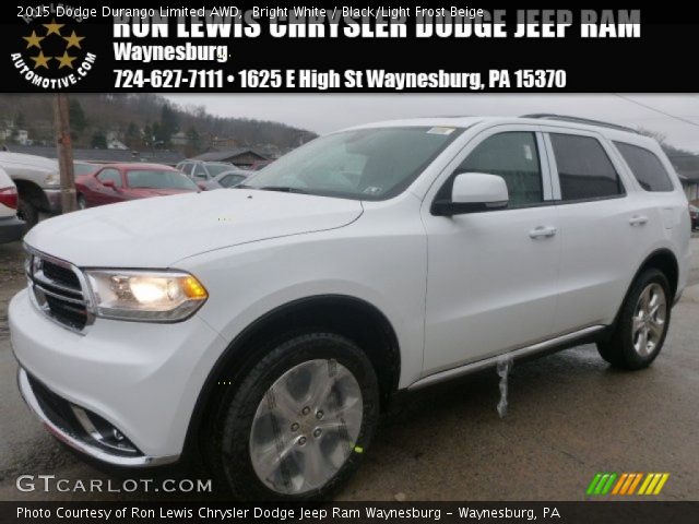 2015 Dodge Durango Limited AWD in Bright White