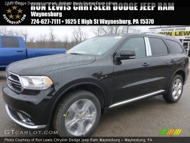 2015 Dodge Durango Limited in Brilliant Black Crystal Pearl