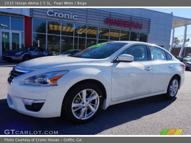 2015 Nissan Altima 2.5 SL in Pearl White