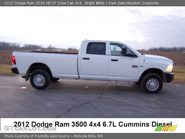 2012 Dodge Ram 3500 HD ST Crew Cab 4x4 in Bright White