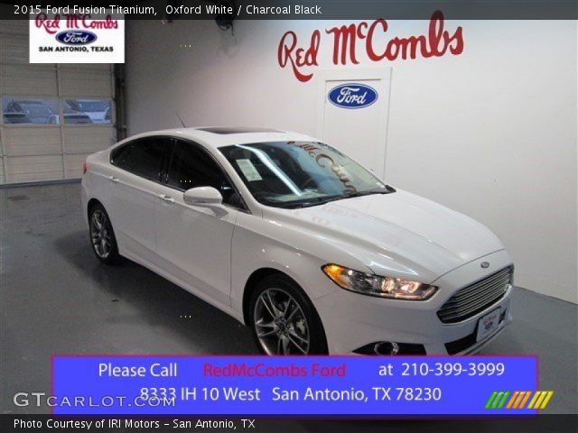 2015 Ford Fusion Titanium in Oxford White