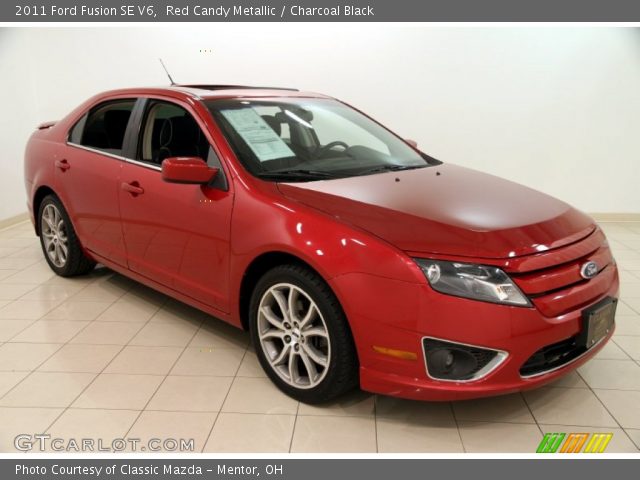 2011 Ford Fusion SE V6 in Red Candy Metallic