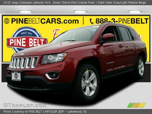 2015 Jeep Compass Latitude 4x4 in Deep Cherry Red Crystal Pearl