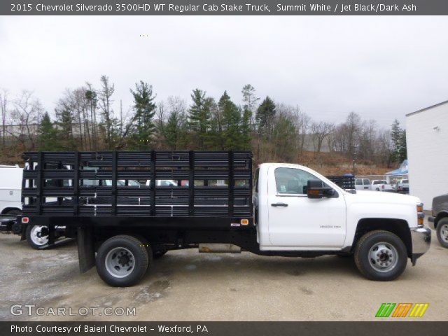 2015 Chevrolet Silverado 3500HD WT Regular Cab Stake Truck in Summit White