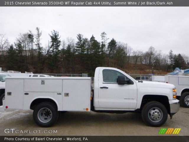 2015 Chevrolet Silverado 3500HD WT Regular Cab 4x4 Utility in Summit White