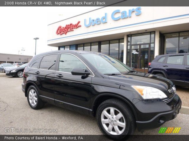 2008 Honda CR-V EX 4WD in Nighthawk Black Pearl