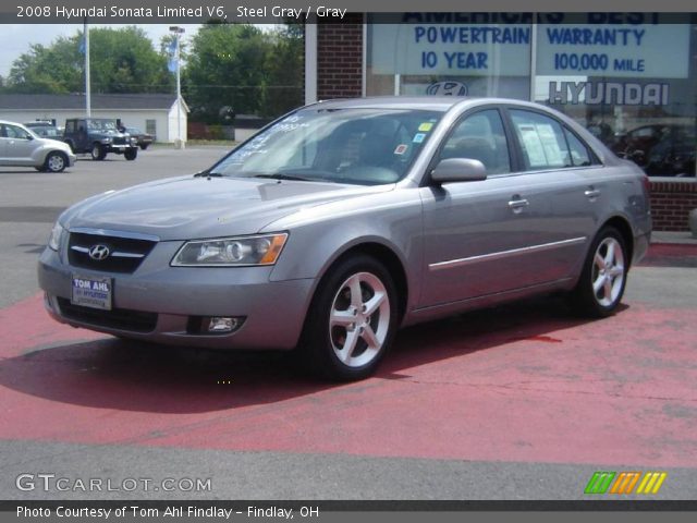 2008 Hyundai Sonata Limited V6 in Steel Gray