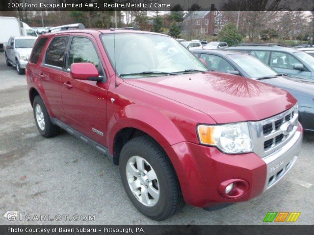 2008 Ford Escape Limited 4WD in Redfire Metallic