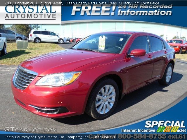 2013 Chrysler 200 Touring Sedan in Deep Cherry Red Crystal Pearl