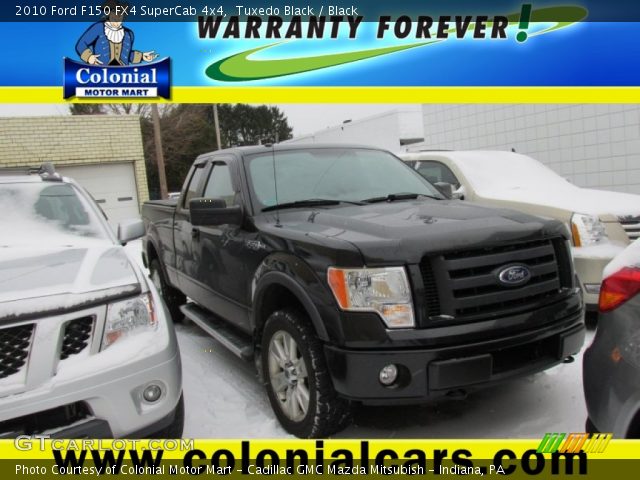 2010 Ford F150 FX4 SuperCab 4x4 in Tuxedo Black