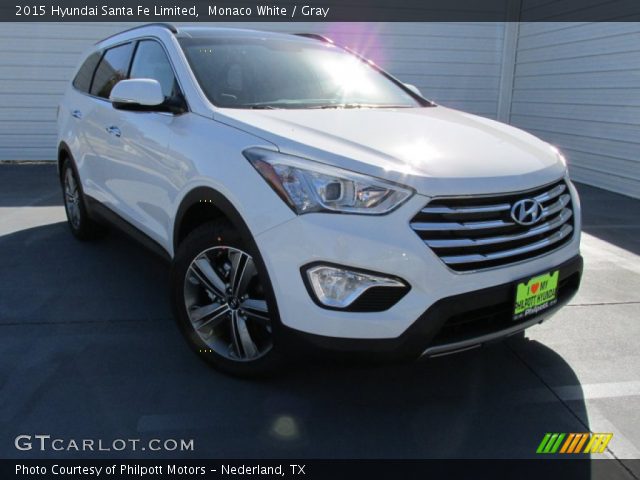 2015 Hyundai Santa Fe Limited in Monaco White