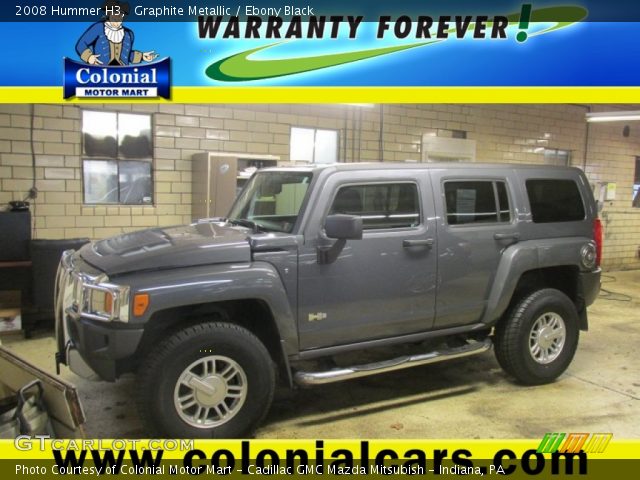 2008 Hummer H3  in Graphite Metallic