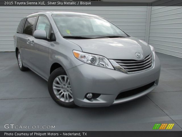 2015 Toyota Sienna XLE in Silver Sky Metallic