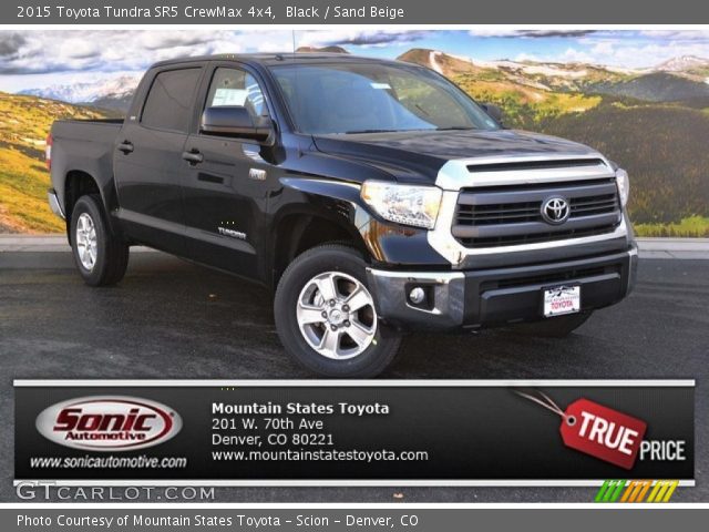2015 Toyota Tundra SR5 CrewMax 4x4 in Black