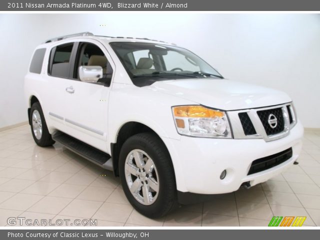 2011 Nissan Armada Platinum 4WD in Blizzard White