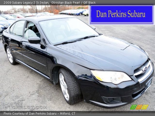 2009 Subaru Legacy 2.5i Sedan in Obsidian Black Pearl