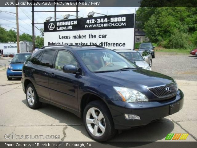 2006 Lexus RX 330 AWD in Neptune Blue Mica