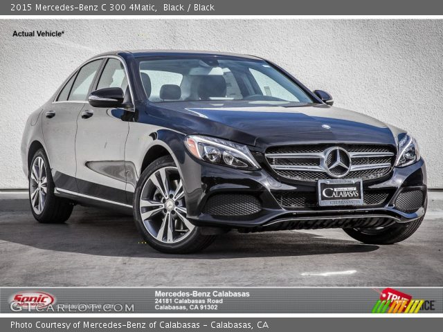 2015 Mercedes-Benz C 300 4Matic in Black