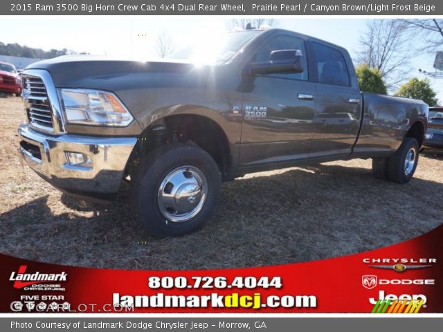 2015 Ram 3500 Big Horn Crew Cab 4x4 Dual Rear Wheel in Prairie Pearl