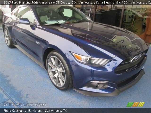 2015 Ford Mustang 50th Anniversary GT Coupe in 50th Anniversary Kona Blue Metallic