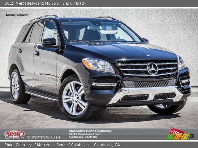 2015 Mercedes-Benz ML 350 in Black