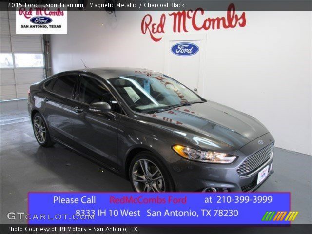 2015 Ford Fusion Titanium in Magnetic Metallic