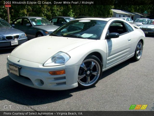 2003 Mitsubishi Eclipse GS Coupe in Dover White Pearl