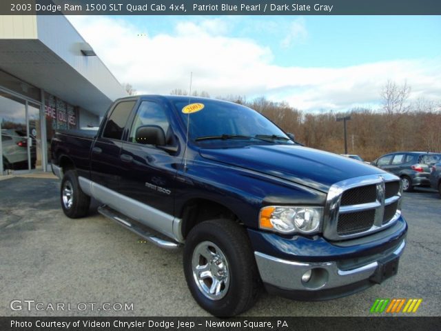 2003 Dodge Ram 1500 SLT Quad Cab 4x4 in Patriot Blue Pearl