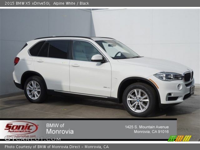 2015 BMW X5 xDrive50i in Alpine White