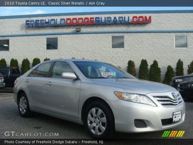 2010 Toyota Camry LE in Classic Silver Metallic