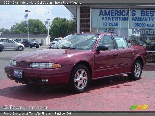 2004 Oldsmobile Alero GLS Sedan in Sport Red