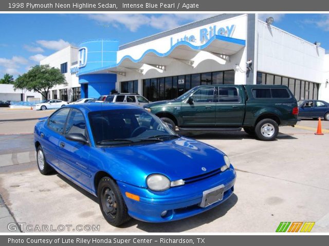 1998 Plymouth Neon Highline Sedan in Intense Blue Pearl