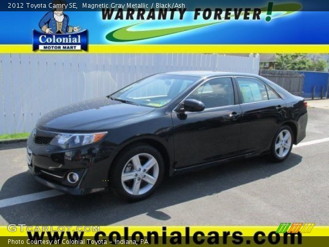 2012 Toyota Camry SE in Magnetic Gray Metallic