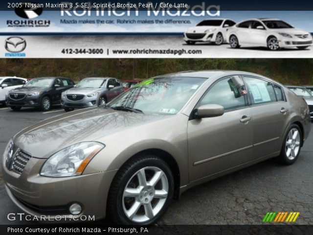 2005 Nissan Maxima 3.5 SE in Spirited Bronze Pearl