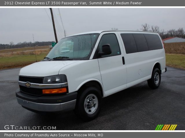 2012 Chevrolet Express LT 3500 Passenger Van in Summit White