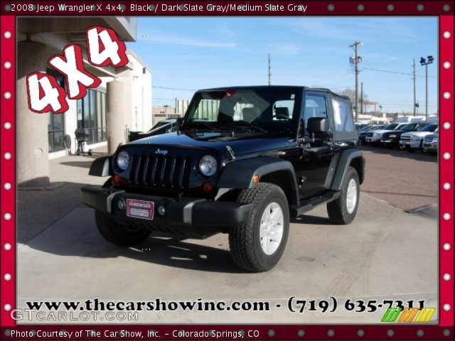 2008 Jeep Wrangler X 4x4 in Black