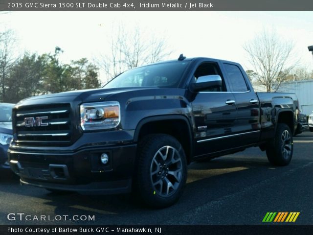 2015 GMC Sierra 1500 SLT Double Cab 4x4 in Iridium Metallic