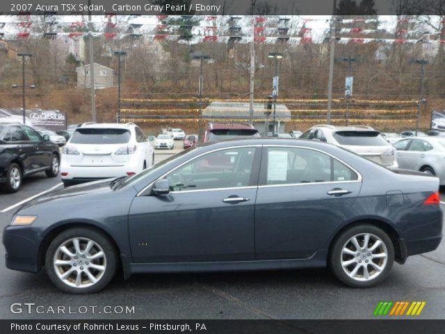 2007 Acura TSX Sedan in Carbon Gray Pearl