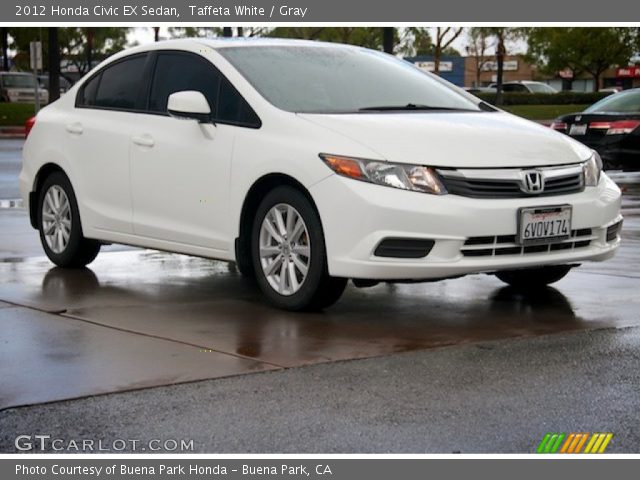 2012 Honda Civic EX Sedan in Taffeta White