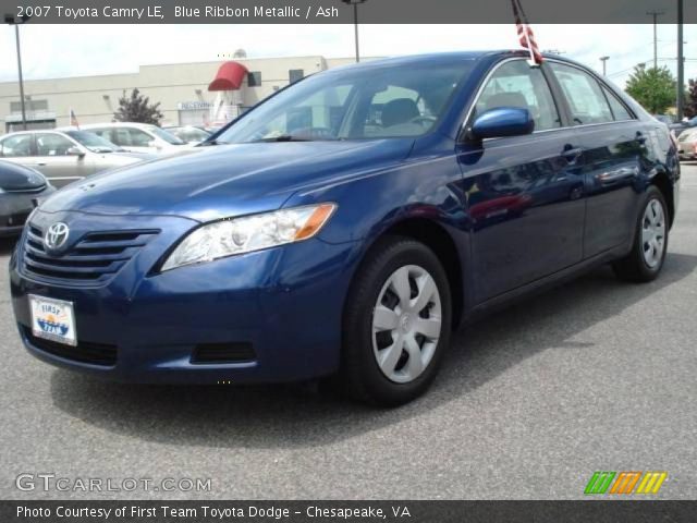2007 Toyota Camry LE in Blue Ribbon Metallic