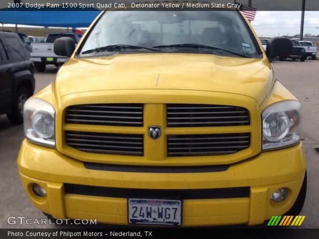 2007 Dodge Ram 1500 Sport Quad Cab in Detonator Yellow
