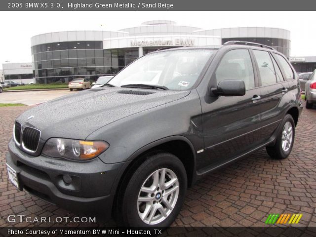 2005 BMW X5 3.0i in Highland Green Metallic